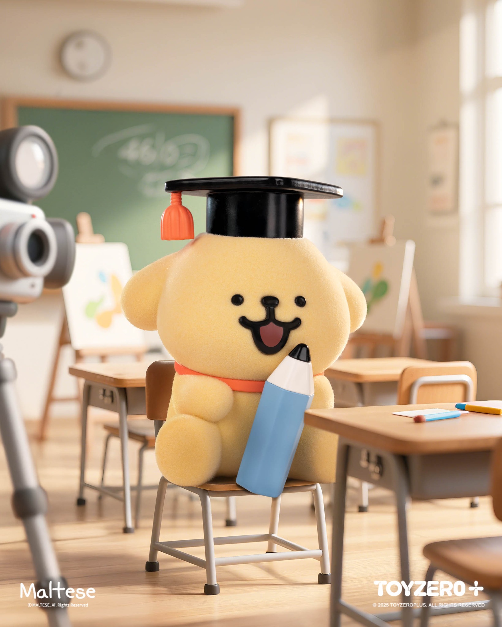 TOY0+ Maltese 線條小狗 - 人生劇場系列盲盒 - 隨機單抽 - TOYZEROPLUS X Maltese Life is Like a Drama blind box series - assortment