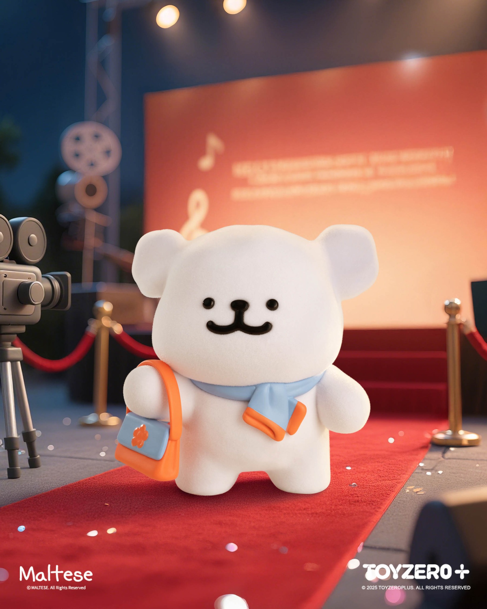 TOY0+ Maltese 線條小狗 - 人生劇場系列盲盒 - 隨機單抽 - TOYZEROPLUS X Maltese Life is Like a Drama blind box series - assortment