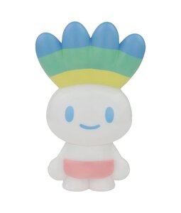 Saki Takita 軟膠玩偶 - 白菜君 粉彩色 - Fewmany Saki Takita Sofubi (Soft Vinyl Figure) - Hakusai-Kun Pastel with Peach Pot