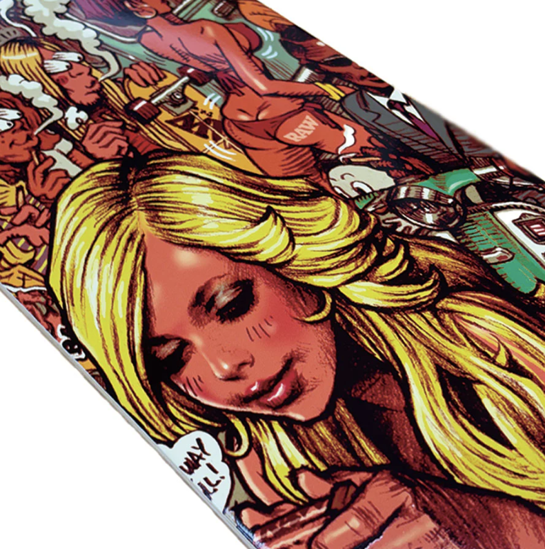 RJB X RAW 滑板板身 RAW GIRL Summer  - Rockin' Jelly Bean X RAW - RAW GIRL Summer 