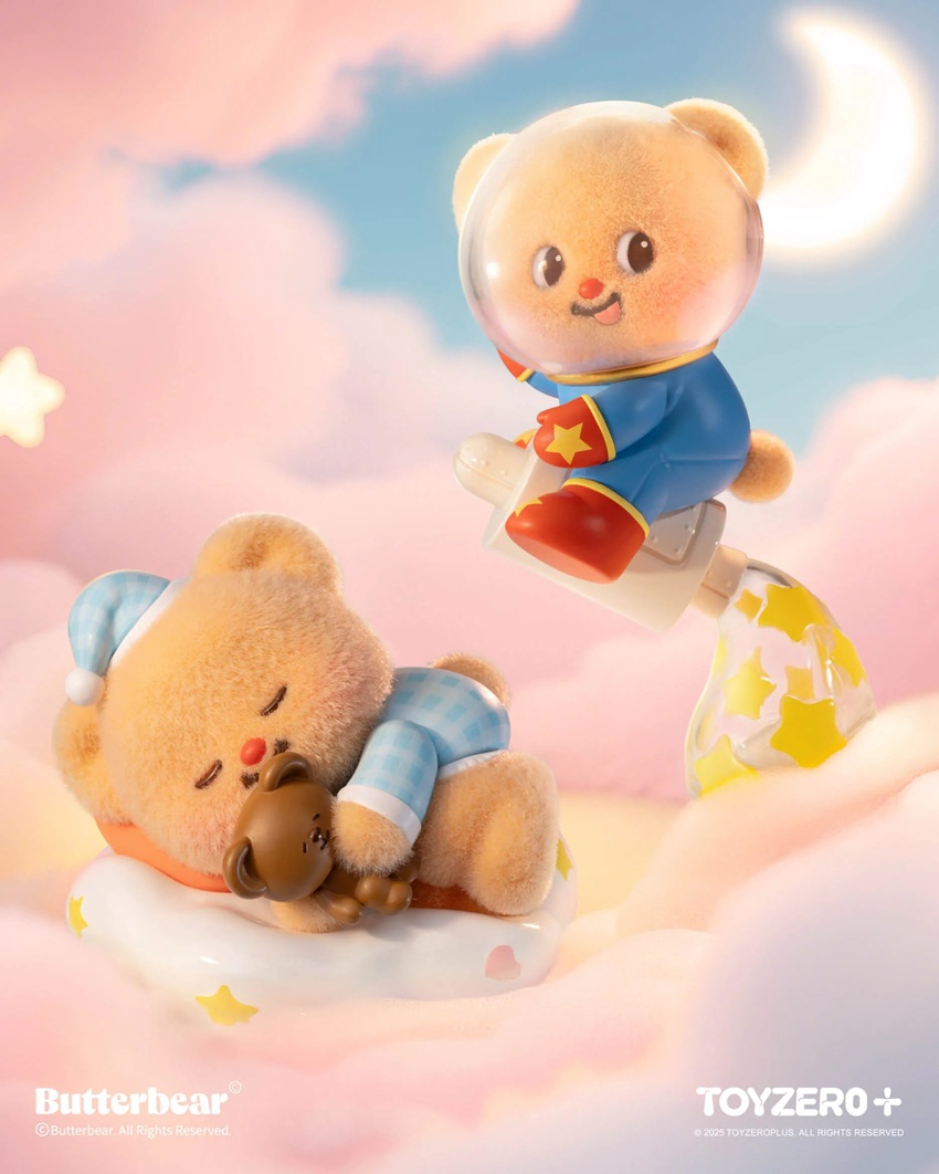 TOY0+ 黃油小熊 - 小小心願系列 盒玩 - 隨機單抽 - TOYZEROPLUS X Butterbear - Wishes - assortment