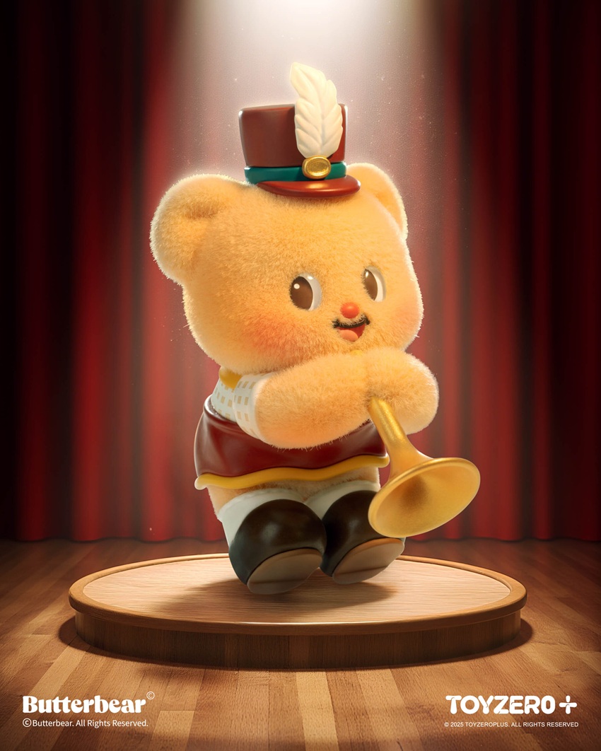 TOY0+ 黃油小熊 - 小小心願系列 盒玩 - 隨機單抽 - TOYZEROPLUS X Butterbear - Wishes - assortment