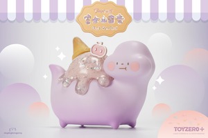 TOY0+ 狗狗的小跳步，繪蹦砰！ - 吃貨恐龍 冰淇淋雷龍 - 藍莓之夜 - TOYZEROPLUS X dog dog Beng Peng - Ice Cream Dinosaur - Blueberry Night