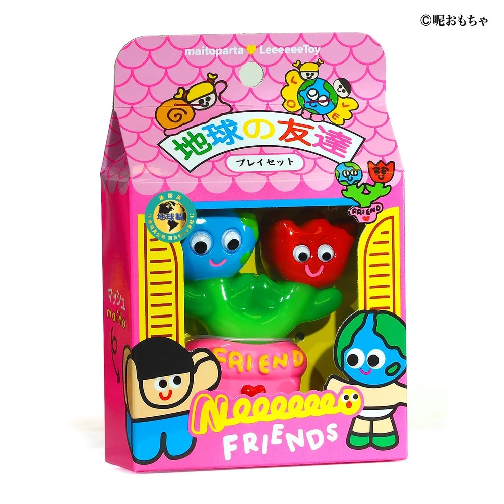 新しい朋友 - NeeeeeeO Friends 原色系列盒玩 第1彈 - BEST FRIEND 親友・しんゆう - Maito Parta x Leeeeee Toy - NeeeeeeO Friends Original Blind Box Series 1 - BEST FRIEND