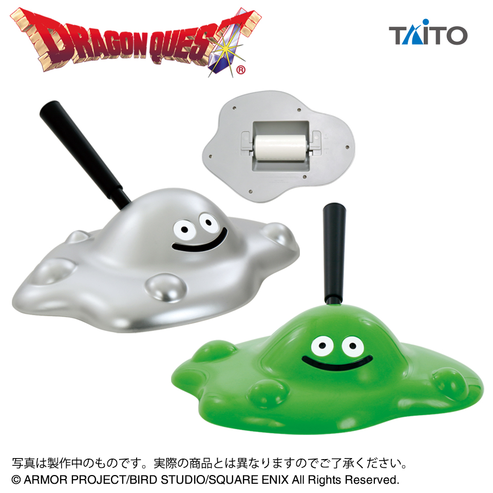勇者鬥惡龍 除塵滾輪 景品 - 泡沫史萊姆 (綠) / 流浪金屬史萊姆(銀) - Dragon Quest Roller Cleaner - Bubble Slime & Stray Metal