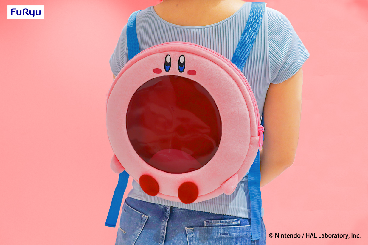星之卡比 造型絨毛背包 - Kirby of the Stars Ring Cheek Backpack