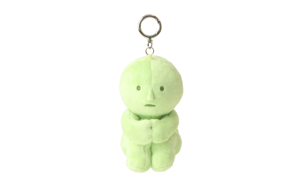 發光小精靈 絨毛鑰匙圈 - 孤僻精靈 / 命懸一線 - Smiski Plush Keychain - SMISKI Hugging Knees / SMISKI Hanging On!