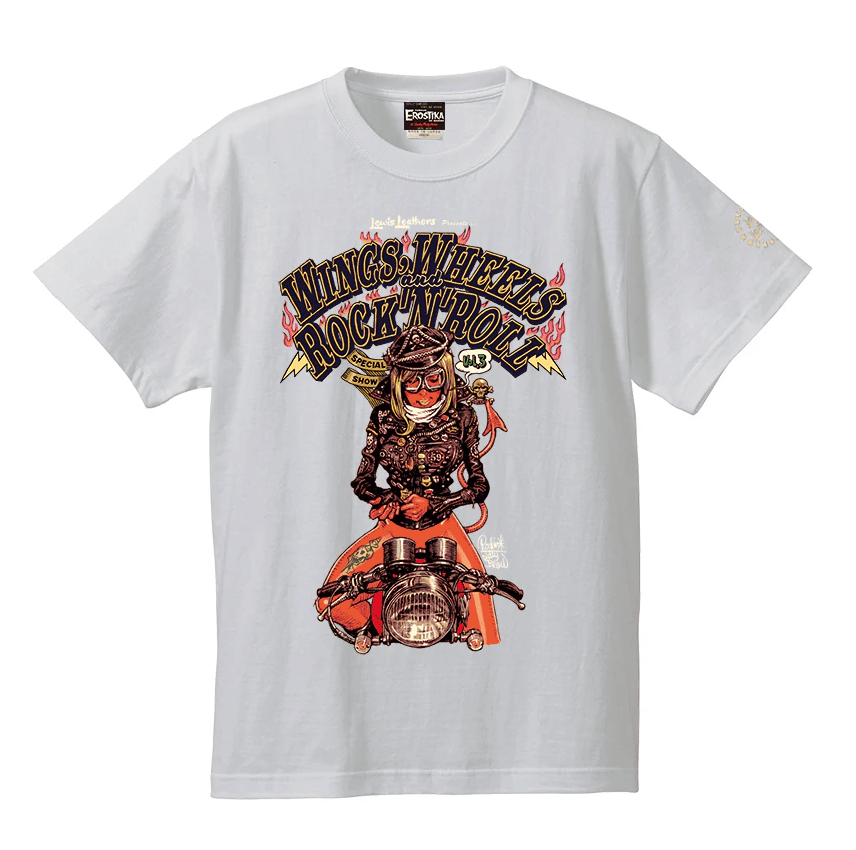 RJB 短袖T恤 - Wings,Wheels and Rock'n'Roll Vol.3 - 黑 / 白 - Rockin' Jelly Bean - Wings,Wheels and Rock'n'Roll Vol.3 T-shirt - Black / White