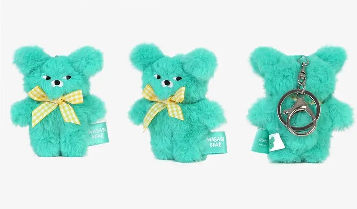 TOY0+ Wasabi Bear 絨毛鑰匙圈  - TOYZEROPLUS X Wasabi Bear - Plush KeyChain 