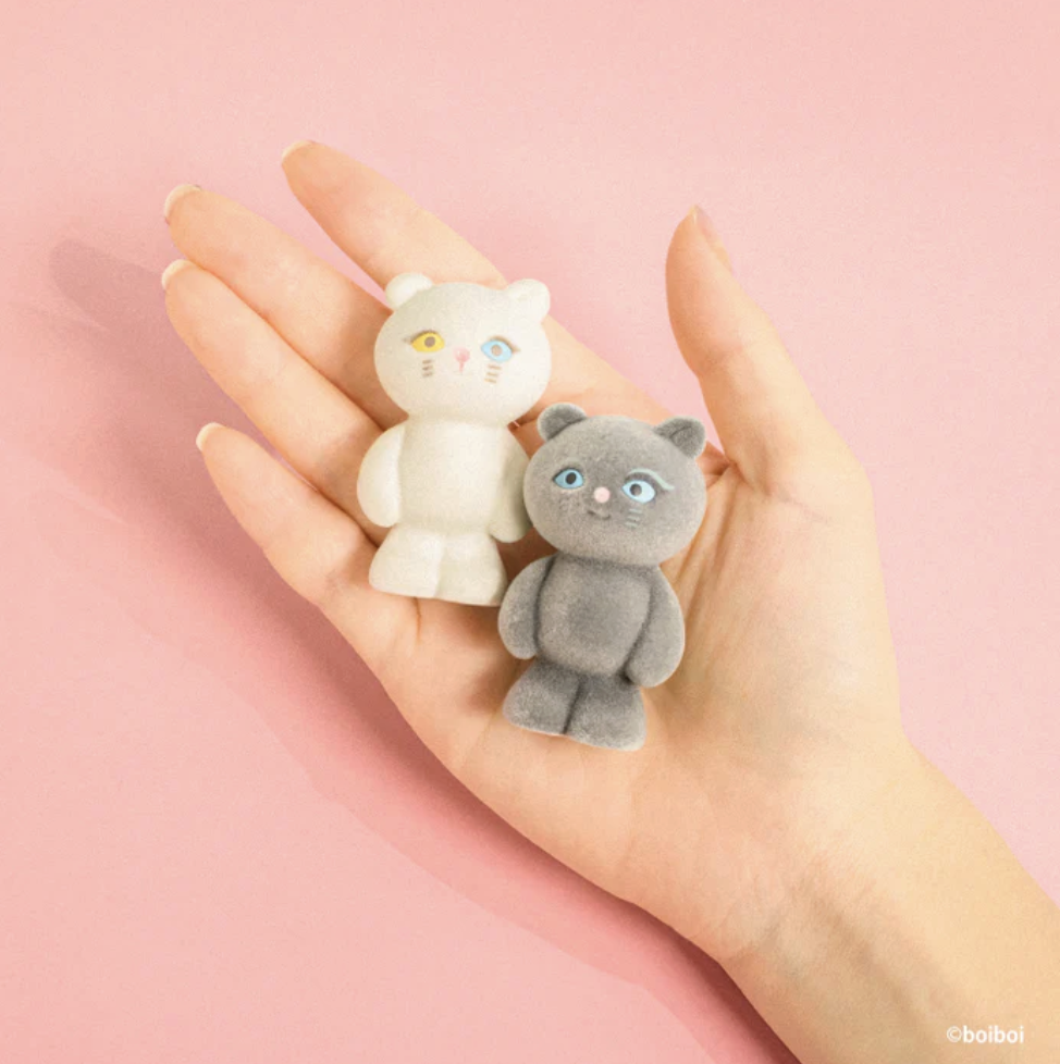 Boiboi Nekochans 植絨公仔盒玩 - 隨機單抽 - Kenelephant Boiboi Nekochans Figure Collection - assortment