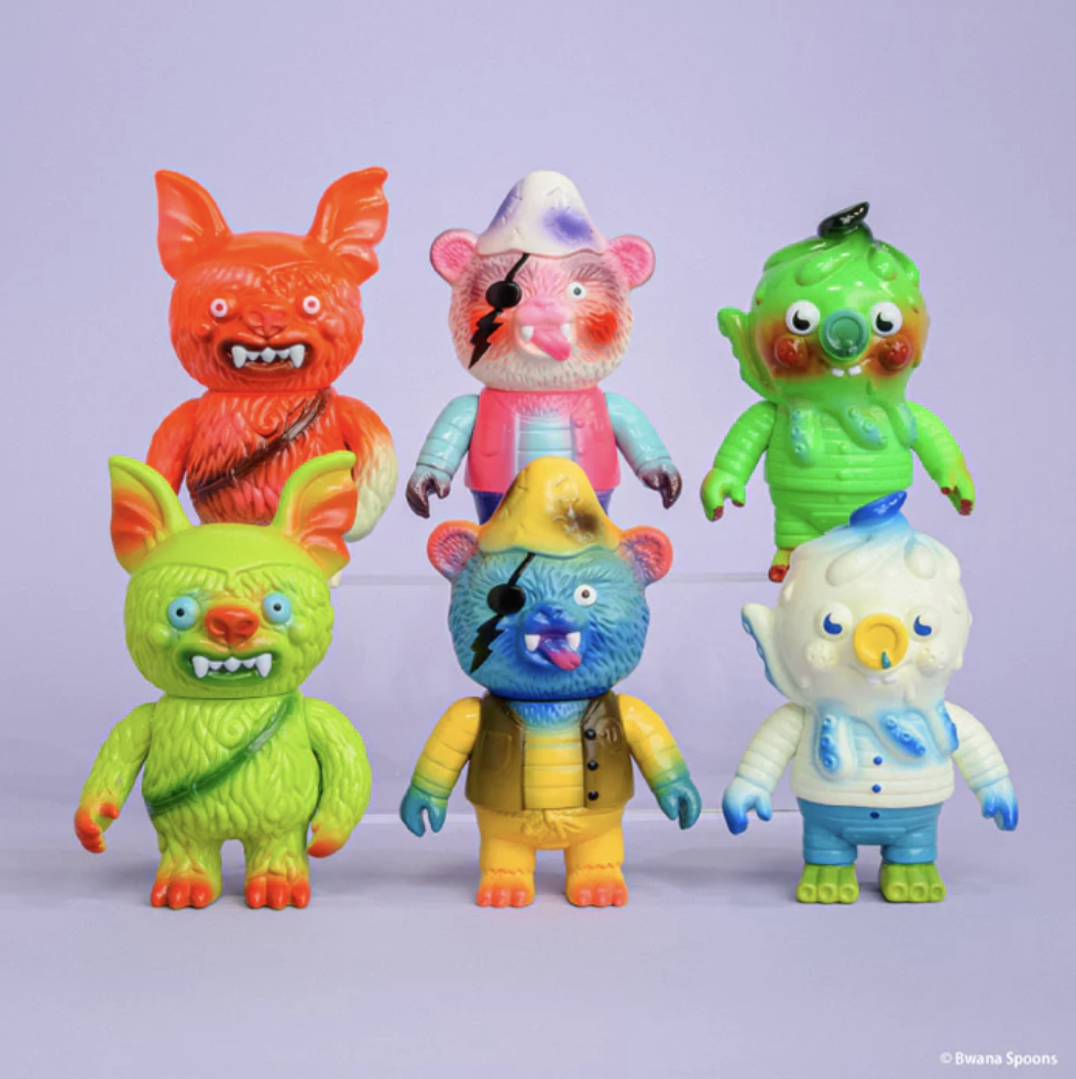 Bwana Spoons 迷你玩偶盒玩 - 隨機單抽 - Kenelephant  HELLO IN THE WORLD !! Vol.5 Bwana Spoons Figure Collection - Assortment