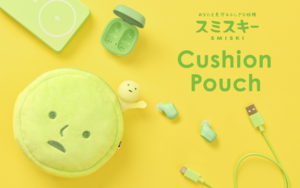 發光小精靈 臉型絨毛錢包 - Smiski Cushion Pouch