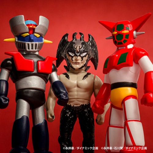 永井豪 迷你收藏吊飾盒玩 - 隨機單抽 - Kenelephant Go Nagai Soft Vinyl Ball Chain Mascot - assortment