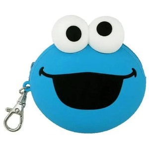 芝麻街 矽膠小物包吊飾 餅乾怪獸 - Sesame Street mini pouch charm - Cookie Monster