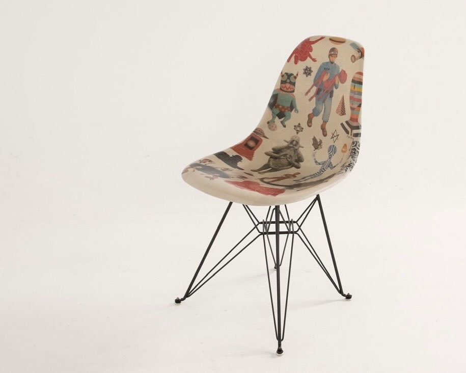 Prodip Leung x Modernica - Side Shell Eiffel Chair 