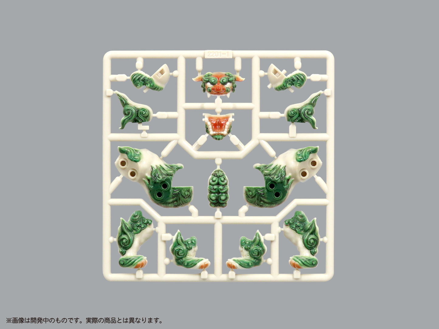 PRIPURA 全彩印刷組裝模型套件 - 獅子像 (風獅爺) - DIG PURIPURA Full colored model kit - Shisa