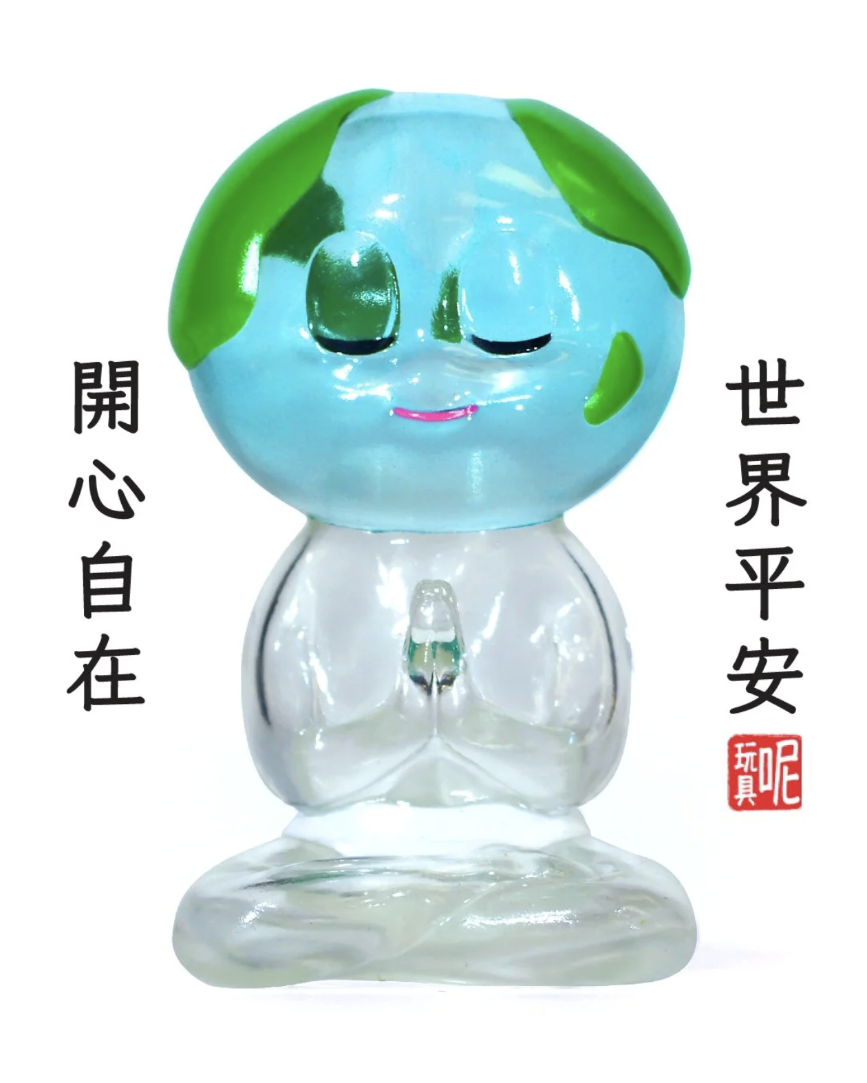 大地之子- 地球大佛- 透明版本- Leeeeee Toy - Clear Version Earthly