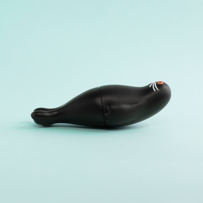 umao 海豹 軟膠玩偶 - 黑色款 - Kenelephant azarashi by umao soft vinyl doll - Black