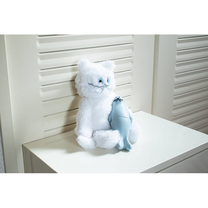 umao 海豹 軟膠玩偶 - 灰色款 - Kenelephant azarashi by umao soft vinyl doll - Gray