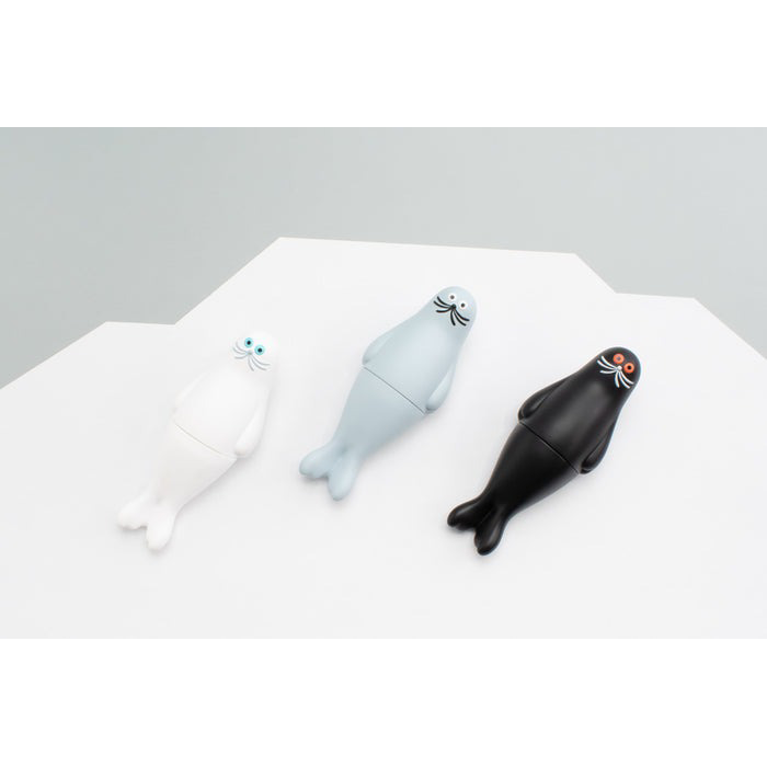 umao 海豹 軟膠玩偶 - 白色款 - Kenelephant azarashi by umao soft vinyl doll - White