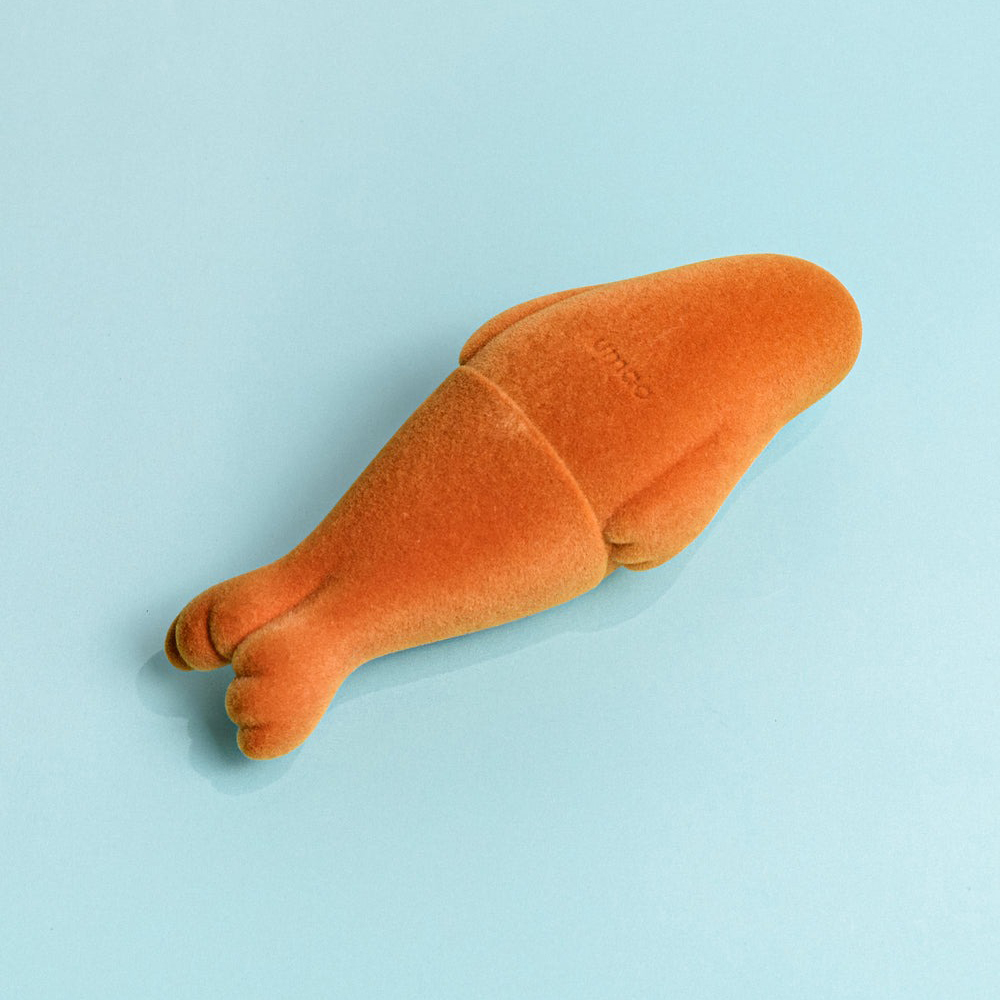 umao 海豹 軟膠玩偶 - 橘色植絨款 - Kenelephant azarashi by umao soft vinyl doll Flocky ver. - Orange