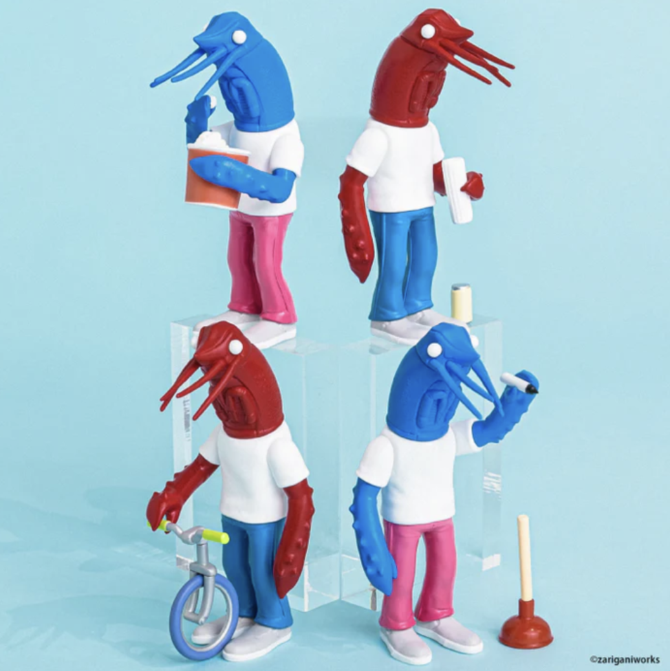 Zarigani Boys 迷你公仔系列盒玩 - 隨機單抽 - Kenelephant Zarigani Boys Figure Collection - assortment