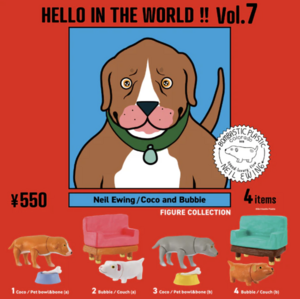 Neil Ewing / Coco and Bubbie 迷你公仔系列盒玩 - 隨機單抽 - Kenelephant Neil Ewing / Coco and Bubbie Figure Collection - assortment