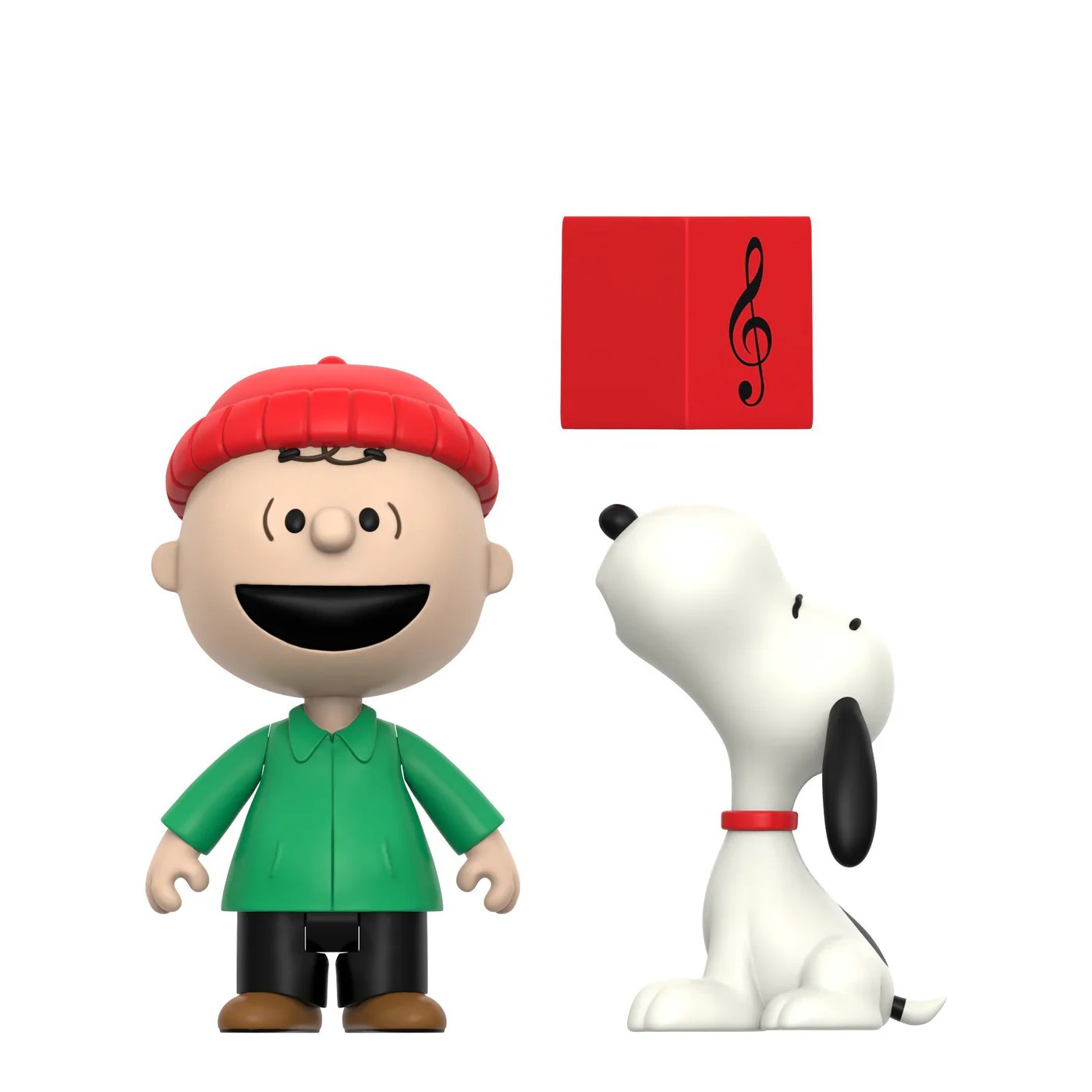 花生漫畫 3.75吋復古人偶 查理布朗與史努比 (唱頌歌) - ReAction 3.75" Figure - Peanuts Charlie Brown and Snoopy (Caroling)