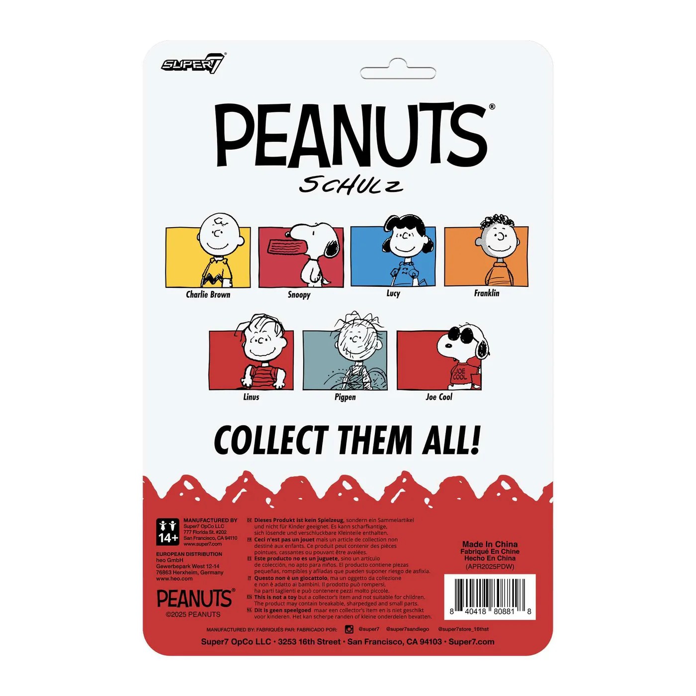花生漫畫 3.75吋復古人偶 第八波 - 奈勒斯 - ReAction 3.75" Figure - Peanuts Wave 8 - Linus