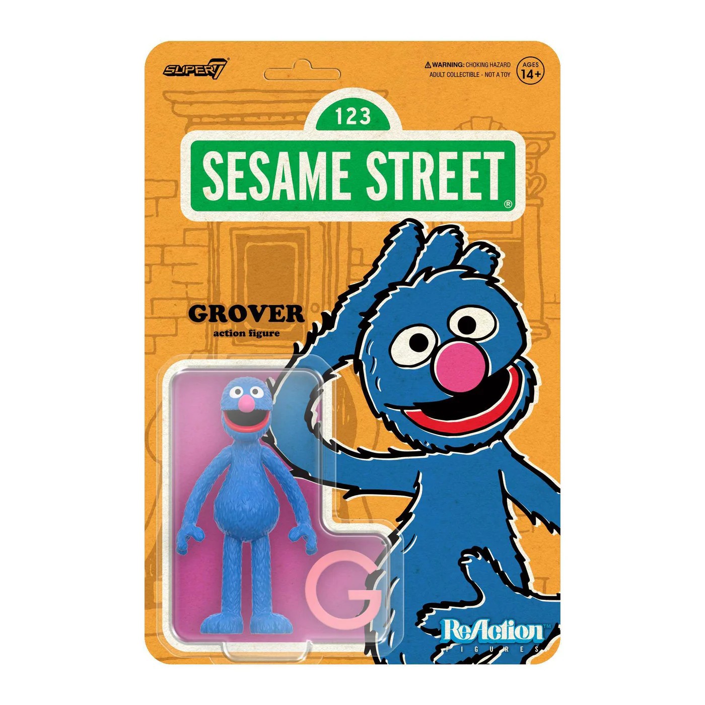 芝麻街 3.75吋復古人偶 第5波 - 高華 - ReAction 3.75" Figure seires - Sesame Street Wave 5 - Grove