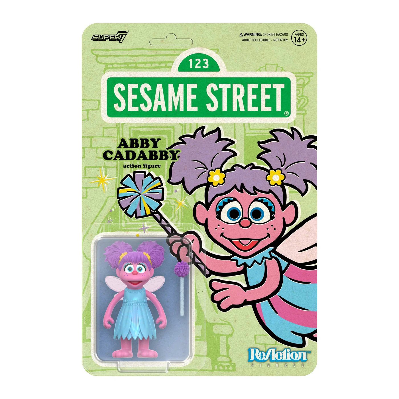 芝麻街 3.75吋復古人偶 第5波 - 艾比 - ReAction 3.75" Figure seires - Sesame Street Wave 5 - Abby Cadabby
