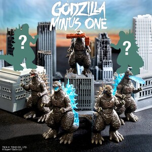 東寶哥吉拉 3.75吋復古人偶 怪獸盒玩系列 W8 - 隨機單抽 - ReAction 3.75" Figure TOHO Godzilla Kaiju Blind Box W8 (Minus One) - Assortment