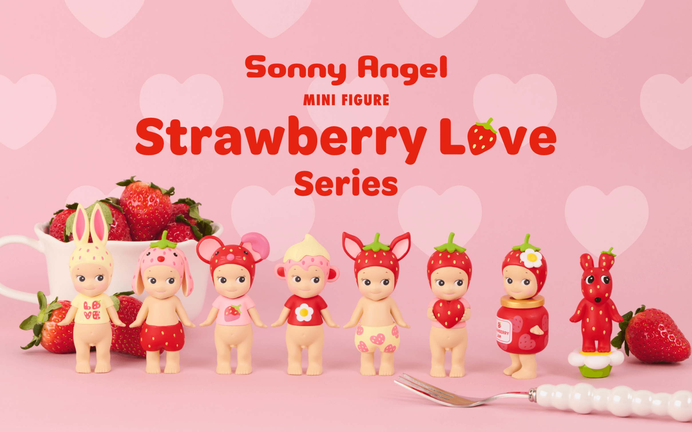 Sonny Angel 草莓甜心系列盒玩 - 隨機單抽 - Sonny Angel mini figure Strawberry Love series - assortment