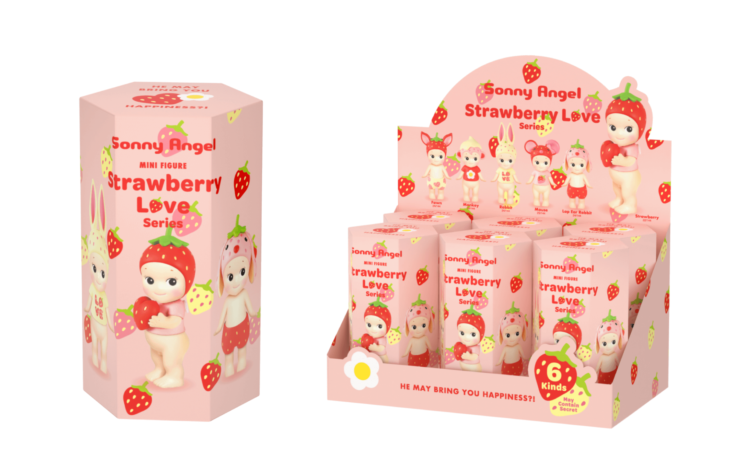 Sonny Angel 草莓甜心系列盒玩 - 隨機單抽 - Sonny Angel mini figure Strawberry Love series - assortment