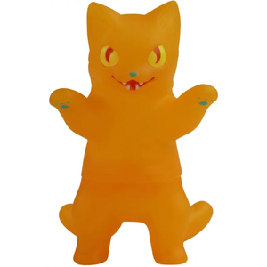 小夏屋 軟膠玩偶 素色系列 - 貓吉拉 橘色 - Fewmany Konatsuya Sofubi (Soft Vinyl Figure) Color Pallette - Negora Orange