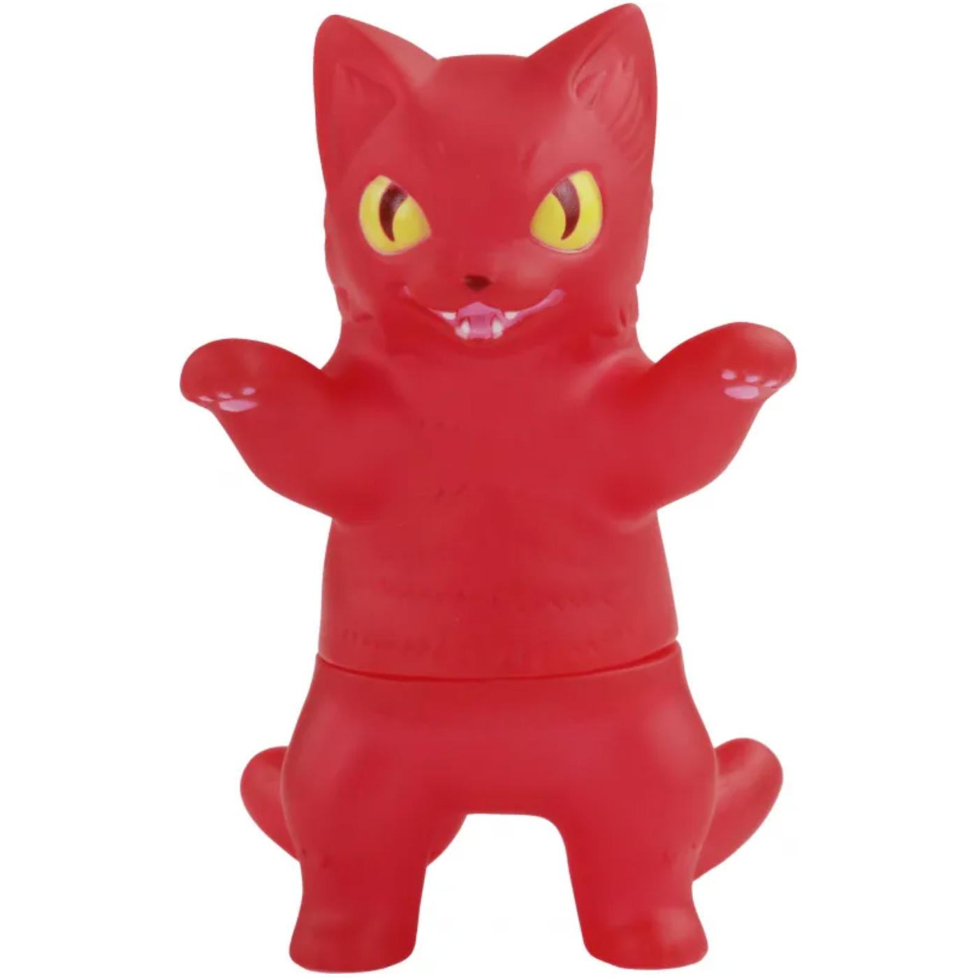 小夏屋 軟膠玩偶 素色系列 - 貓吉拉 紅色 - Fewmany Konatsuya Sofubi (Soft Vinyl Figure) Color Pallette - Negora Red