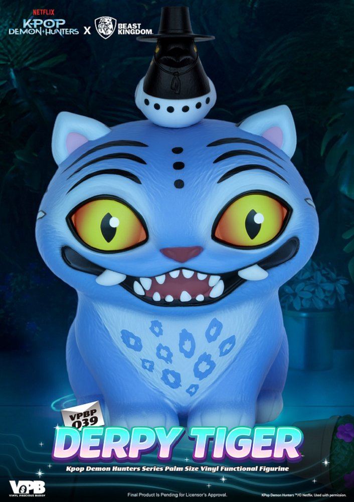 掌心儲金公仔系列039 Kpop 獵魔女團  - Derpy 小虎 (野獸國商品)  - VPBP-039 KPop Demon Hunters - Derpy Tiger 