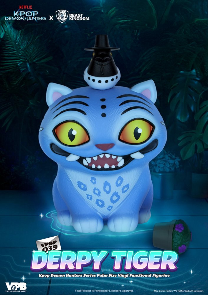 掌心儲金公仔系列039 Kpop 獵魔女團  - Derpy 小虎 (野獸國商品)  - VPBP-039 KPop Demon Hunters - Derpy Tiger 