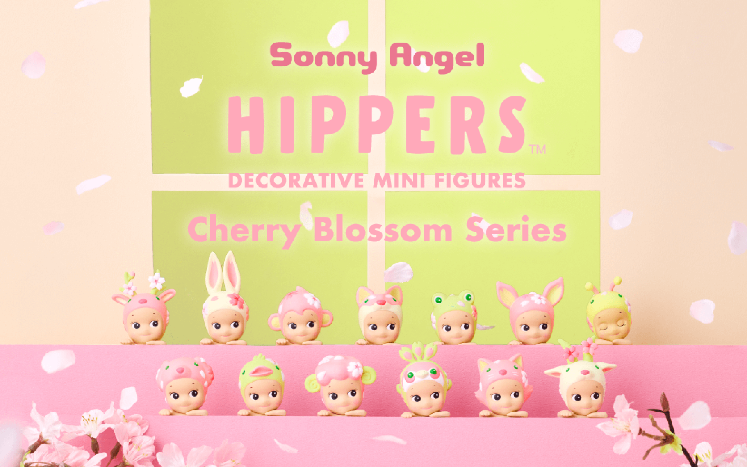 Sonny Angel Hippers 櫻花綻放系列盒玩 - 隨機單抽 - Sonny Angel mini figure Hippers Cherry Blossom series - assortment