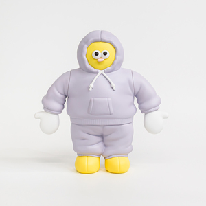 SIO 穿著帽Tee的軟膠好朋友! 軟膠玩偶 - The TOMODACHI! #1 - Kenelephant Super Sofvi - Sofvi Friend Wearing a Sweatshirt! - The TOMODACHI! #1