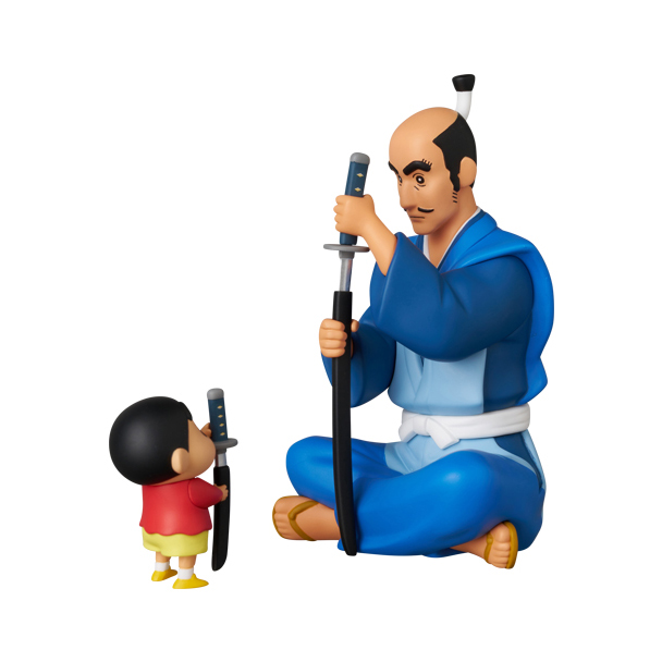UDF 蠟筆小新系列 第五彈 - 武士的誓約 (又兵衛與小新) - UDF Crayon Shin-chan series 5 - The Samurai Oath (Matabei and Shin-chan)
