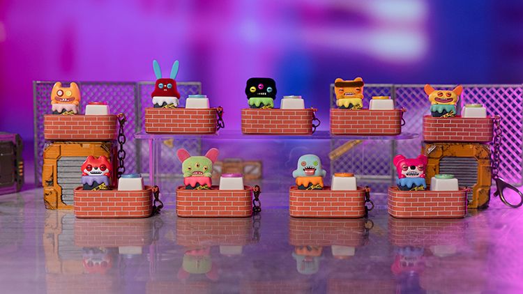 放克牙寶 實驗室逃出計劃系列 機械鍵帽盒玩 - 隨機單抽 - Fuggler Experiment Escape Plane Key-cap blind box - assortment