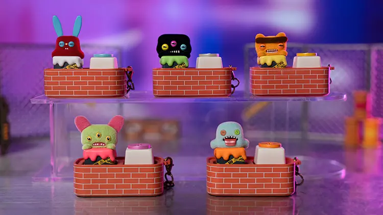 放克牙寶 實驗室逃出計劃系列 機械鍵帽盒玩 - 隨機單抽 - Fuggler Experiment Escape Plane Key-cap blind box - assortment