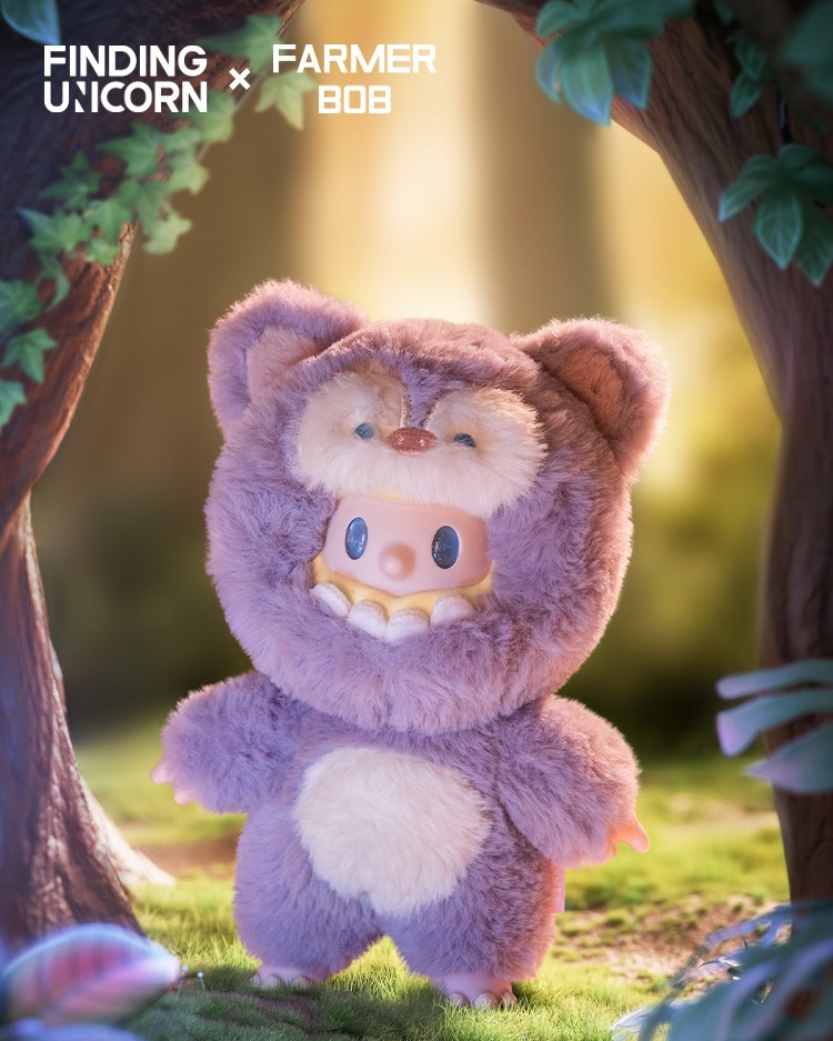 Farmer Bob 怪奇夜遊團 搪膠絨毛盒玩 - 隨機單抽 - Farmer Bob Monster Ani-Night blind box series- assortment