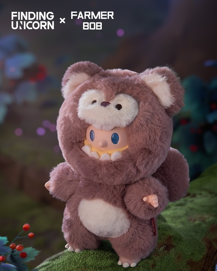 Farmer Bob 怪奇夜遊團 搪膠絨毛盒玩 - 隨機單抽 - Farmer Bob Monster Ani-Night blind box series- assortment