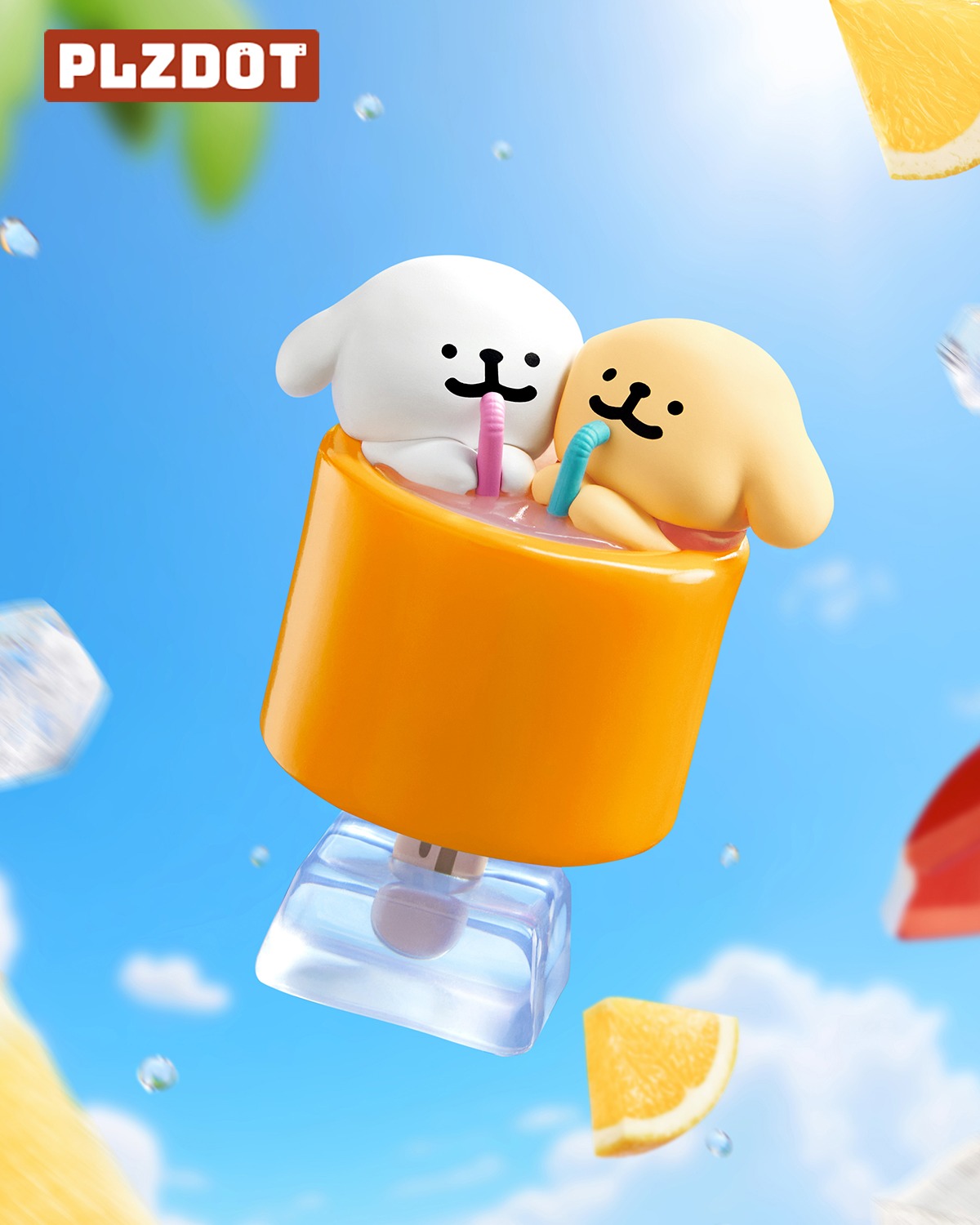 線條小狗 夏日冰激凌 盒玩 - 隨機單抽 - Maltese Summer Ice Cream blind box series - assortment