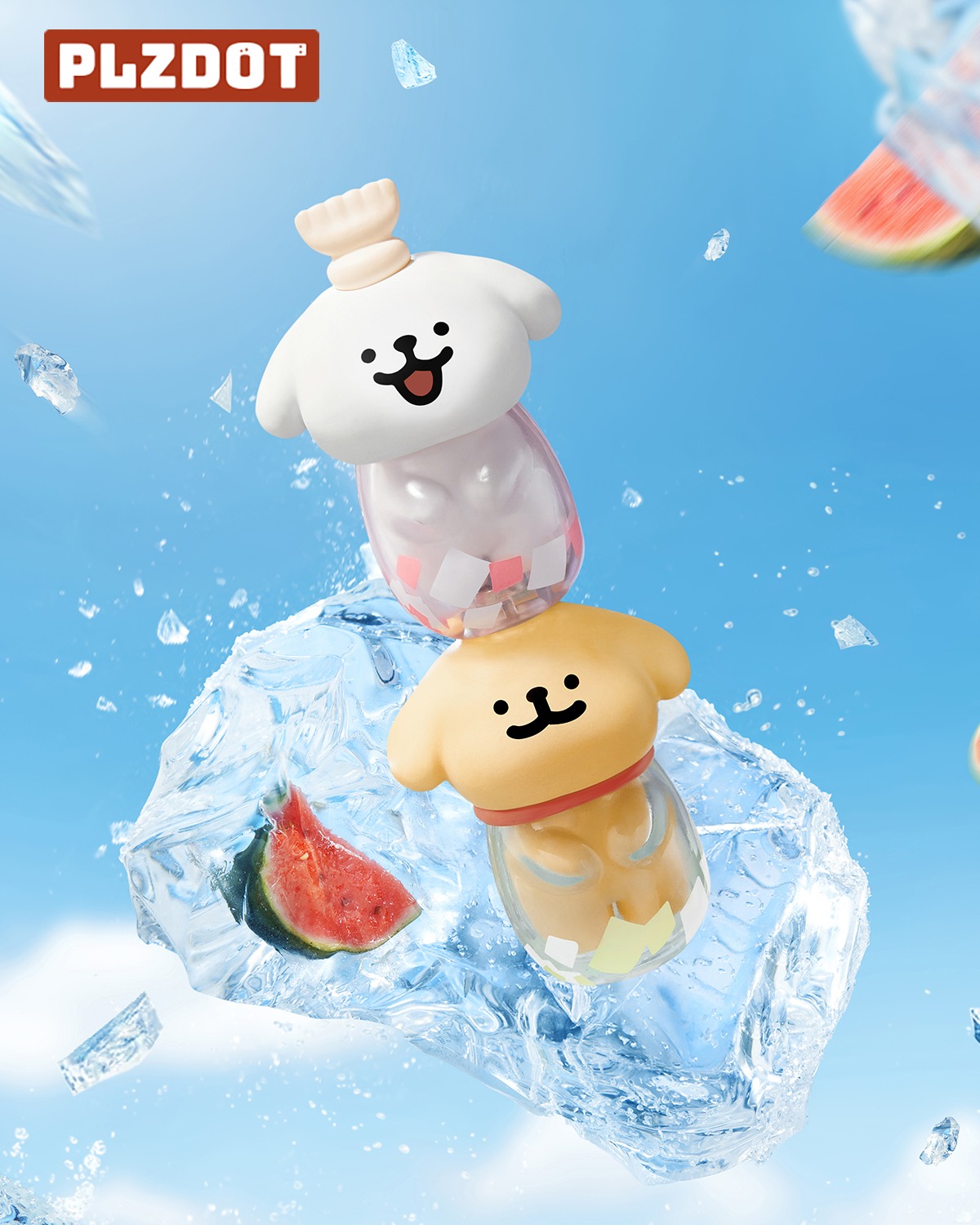 線條小狗 夏日冰激凌 盒玩 - 隨機單抽 - Maltese Summer Ice Cream blind box series - assortment