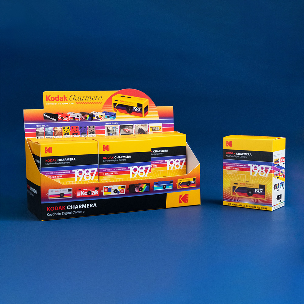 柯達 迷你數位相機鑰匙圈盲盒 - 隨機單抽 - Kodak Charmera Mini Digital Camera Keychain Blind Box - assortment