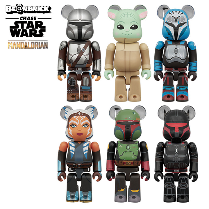 小熊盒玩 星際大戰 曼達洛人系列 - 隨機單抽 - 100% Bearbrick Chase Star Wars The  Mandalorian series - assortment