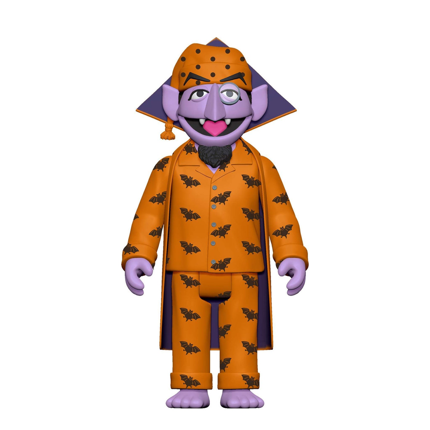 芝麻街 3.75吋復古人偶 第6波 - 伯爵(睡衣) - ReAction 3.75" Figure seires - Sesame Street Wave 6 - Count Von Count (PJs)